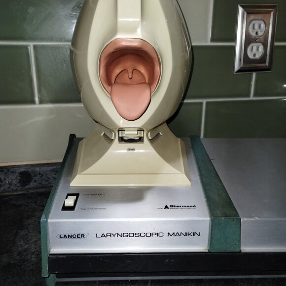 Laryngoscopic Manikin, "Laryngoman", Vintage Medical Equipment Great condition - Picture 2 of 8
